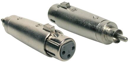 Boston AT-510 verloop plug verloop plug, XLR female metaal, RCA male