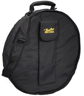 Boston BOB-16 gigbag voor bodhran gigbag voor bodhran, 16", zwart cordura, 10 mm gevoerd, met riem en accessoiresvak