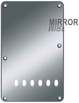 Boston BP-213-MC rugplaat rugplaat, string spacing 11,2mm, spiegel chrome, 2 ply, standaard Stallion, 86x138mm