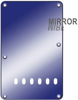 Boston BP-213-MU rugplaat rugplaat, string spacing 11,2mm, spiegel blauw, 2 ply, standaard Stallion, 86x138mm