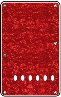 Boston BP-313-PR rugplaat rugplaat, string spacing 11,2mm, parel rood, 3 ply, standaard Stallion, 86x138mm