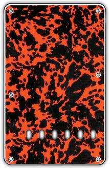 Boston BP-313-WCO rugplaat rugplaat, string spacing 11,2mm, wildcat oranje, 3 ply, standaard Stallion, 86x138mm