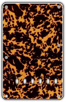 Boston BP-313-WCY rugplaat rugplaat, string spacing 11,2mm, wildcat geel, 3 ply, standaard Stallion, 86x138mm