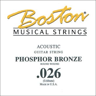 Boston BPH-026 .026 snaar .026 snaar, phosphor bronze