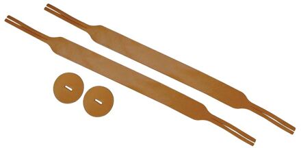 Boston BR-5 bekkenriemen bekkenriemen, paar, leder, met ring, 29 mm breed