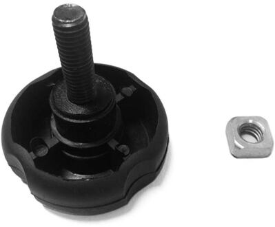 Boston BS-105-003 reserve onderdeel reserve onderdeel, M8 bout met nylon kop, inclusief moer