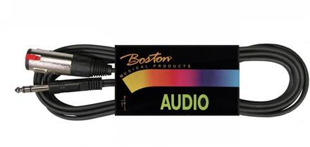 Boston BSG-125-3 audio kabel audio kabel, zwart, 3 meter, jack stereo - jack female stereo