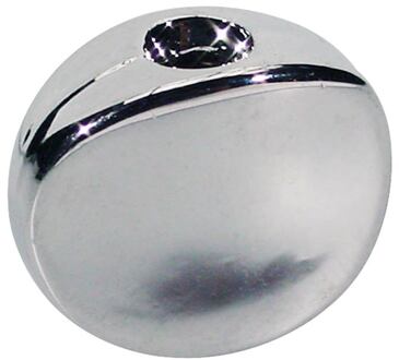 Boston BUT-33-C mechaniekknoppen mechaniekknoppen, metaal, verchroomd, schroefmodel, 18x14mm, 6-pack