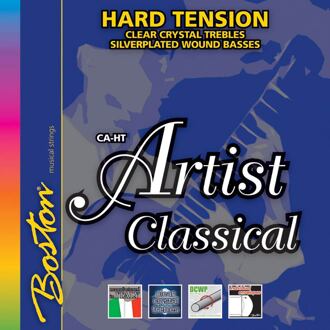 Boston CA-HT snarenset klassiek snarenset klassiek, hard tension, clear trebles & silverplated wound basses