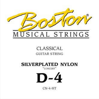 Boston CN-4-HT D-4 snaar voor klassieke gitaar D-4 snaar voor klassieke gitaar, silverplated nylon, hard tension