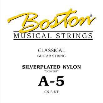 Boston CN-5-NT A-5 snaar voor klassieke gitaar A-5 snaar voor klassieke gitaar, silverplated nylon, normal tension