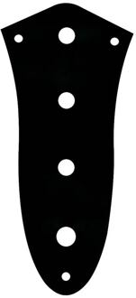 Boston CP-JB-AB control plate, Jocker bass, 9,5mm holes for inch pots, black gloss