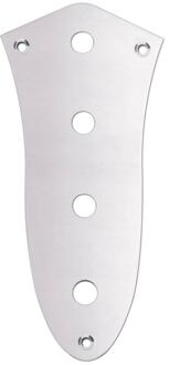 Boston CP-JB-N control plate, Jocker bass, 8,5mm holes for metric pots, nickel