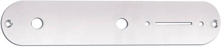 Boston CP-TE-AC control plate, 32x160mm, Teaser, 9,5mm holes for inch pots, chrome