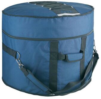 Boston DBL-18-B deluxe bassdrum gigbag 18" deluxe bassdrum gigbag 18", zwart-blauw, 15 mm gevoerd hardfoam