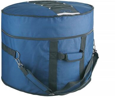 Boston DBL-22-B deluxe bassdrum gigbag 22" deluxe bassdrum gigbag 22", zwart-blauw, 15 mm gevoerd hardfoam