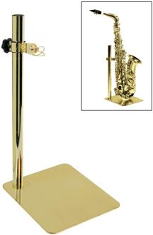 Boston DISX-20 statief voor saxofoon geschikt voor alt en tenor statief voor saxofoon geschikt voor alt en tenor, goud, display model