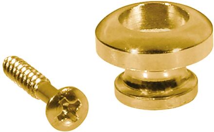 Boston EP-R-G strap buttons strap buttons, metaal, goud, met schroef, rond model, diameter 14mm, 2-pack