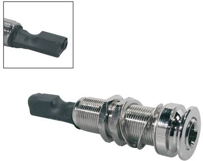 Boston EPJ-5525-N eindknop jack eindknop jack, 2,5mm female jack - 6,3mm female jack, nikkel