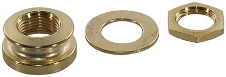 Boston EPJ-SB-GD strap button nut strap button nut, for EPJ models M8 thread, with nut and washer, goud