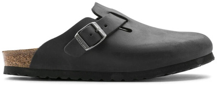 Boston FL Narrow Unisex Sloffen - Black - Maat 38