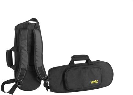 Boston GB-600-TR gigbag voor trompet gigbag voor trompet, zwart cordura, 15 mm gevoerd, met riemen en accessoires zakje