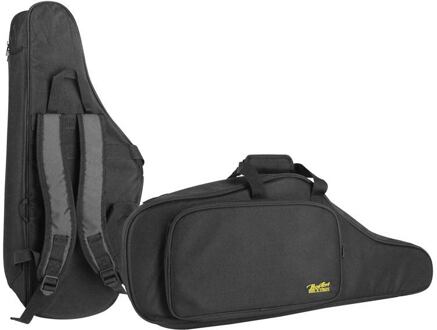 Boston GB-600-TS gigbag voor tenorsax gigbag voor tenorsax, zwart cordura, 15 mm gevoerd, met riemen en accessoires zakje