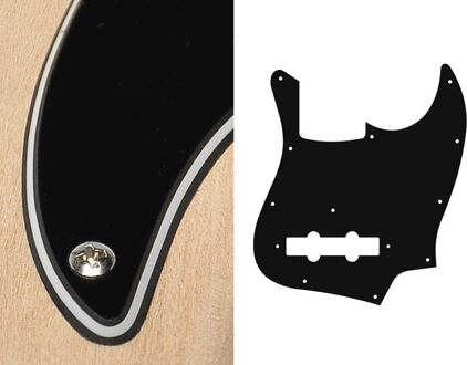 Boston JB-310-B slagplaat slagplaat, Jocker bass, 3 ply, black, standaard