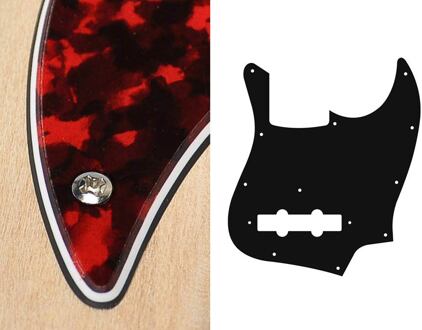 Boston JB-310-RR slagplaat slagplaat, Jocker bass, 3 ply, tiger red, standaard