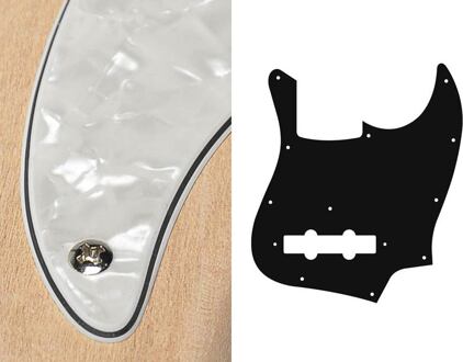 Boston JB-410-PW slagplaat slagplaat, Jocker bass, 4 ply, pearl white, standaard