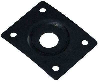Boston JP-1-B jack plate jack plate, rechthoekig, verzonken gat, schuin metaal, zwart