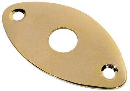 Boston JP-3-G jack plate jack plate, football vorm, schuin metaal, goud