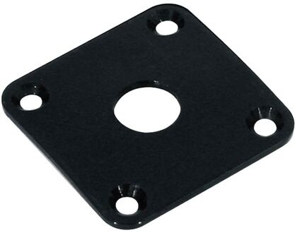 Boston JP-5-B jack plate jack plate, vierkant, plat metaal, zwart