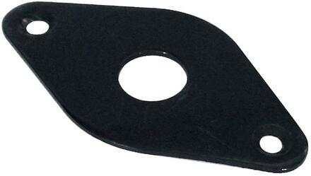 Boston JP-6-B jack plate jack plate, diamant vorm, schuin metaal, zwart