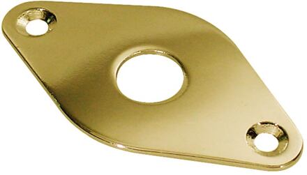 Boston JP-6-G jack plate jack plate, diamant vorm, schuin metaal, goud