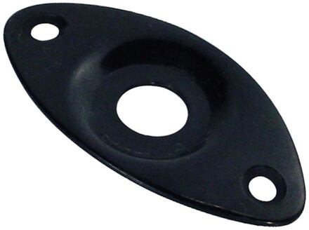 Boston JP-7-B jack plate jack plate, football vorm, verzonken gat, schuin metaal, zwart