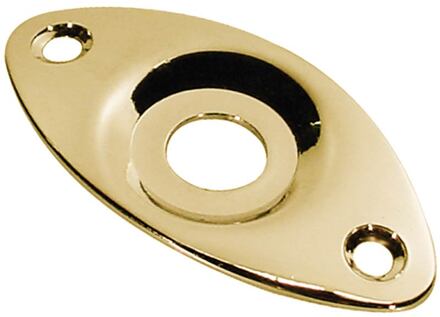 Boston JP-7-G jack plate jack plate, football vorm, verzonken gat, schuin metaal, goud