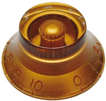 Boston KA-160 bell knob, transparant amber