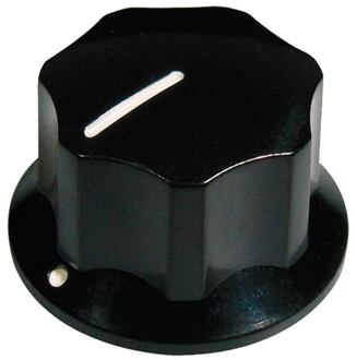 Boston KB-145-L knob, Jocker bass, black, with set screw, large