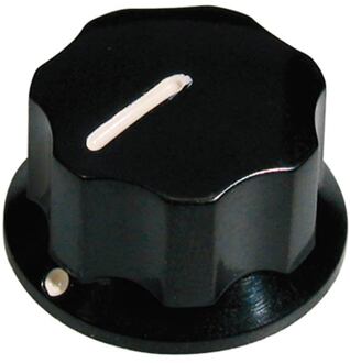 Boston KB-145-S knob, Jocker bass, black, with set screw, small