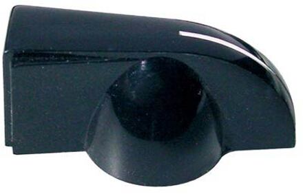 Boston KB-150 pointer knob, chicken head model, black