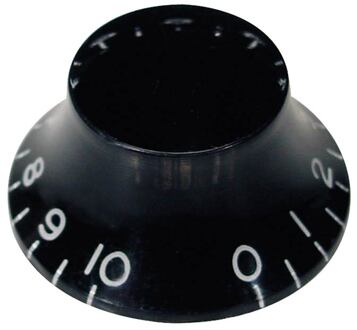Boston KB-160 bell knob, transparent black