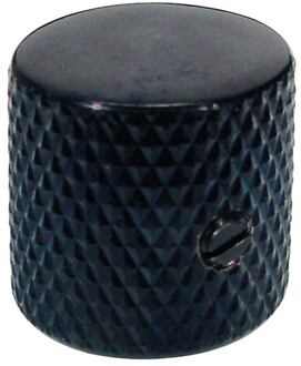 Boston KB-205 dome knob, metal, diam 19,0 x19,0mm, with set screw, shaft size 6,1mm, black