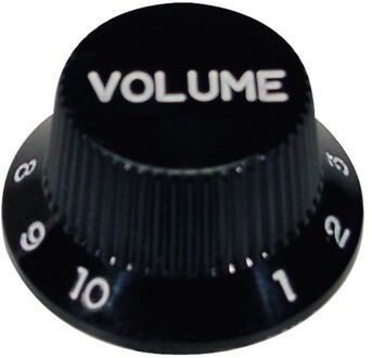 Boston KB-240-V bell knob, Stallion, black, volume