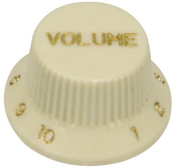 Boston KC-244-VG bell knob, Stallion, for inch type pot shaft, mint, volume