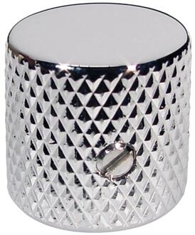 Boston KCH-205 dome knob, metal, diam 19,0 x19,0mm, with set screw, shaft size 6,1mm, chrome