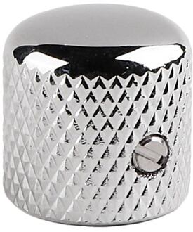 Boston KCH-210 dome knob, metal, diam 19,0 x19,0mm, with set screw, shaft size 6,1mm, chrome