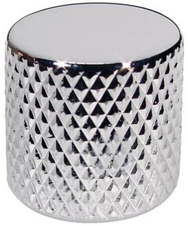 Boston KCH-230 dome knob, metal, diam 19,0 x19,0mm, push on, shaft size 6,0mm, chrome