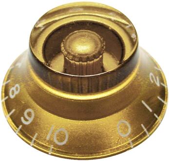 Boston KG-160 bell knob, transparent gold