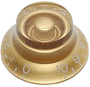 Boston KG-160L bell knob, lefty, transparent gold
